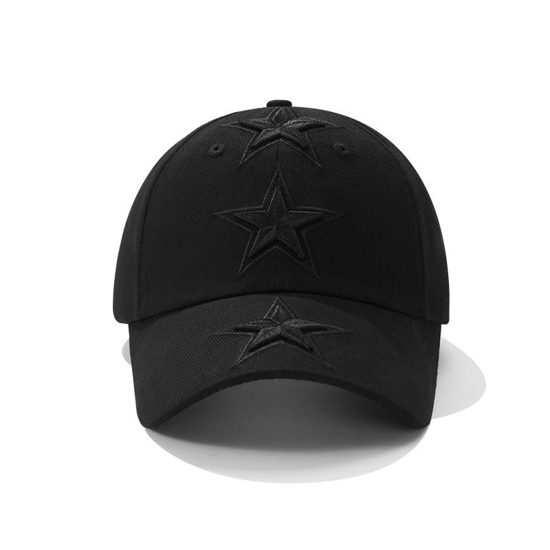 New trendy brand baseball cap niche heavy industry star three-dimensional embroidery dark personality versatile female cap