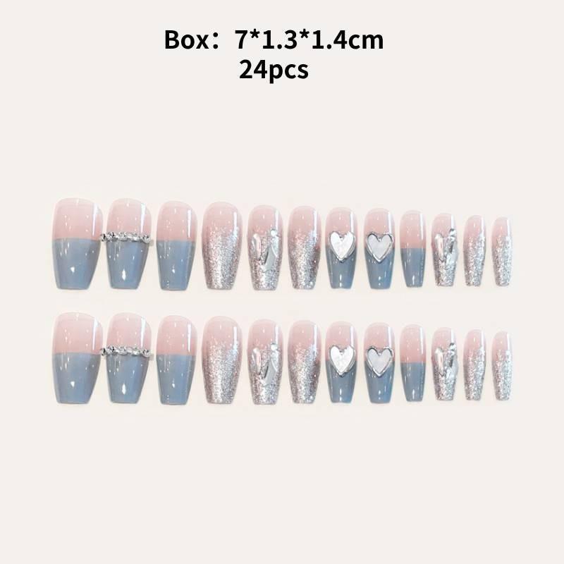 Fashion Handworn Nail Heartshaped Exquisite Classic Pure Wind Nail Style Patch