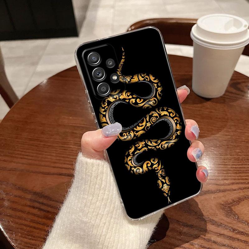 Snakes and Women Clear Soft Phone Case For Samsung Galaxy A56 A57 A37 A55 A54 A36 A35 A26 A25 A16 A17 A07 A52 A34 A73 A21s Cover