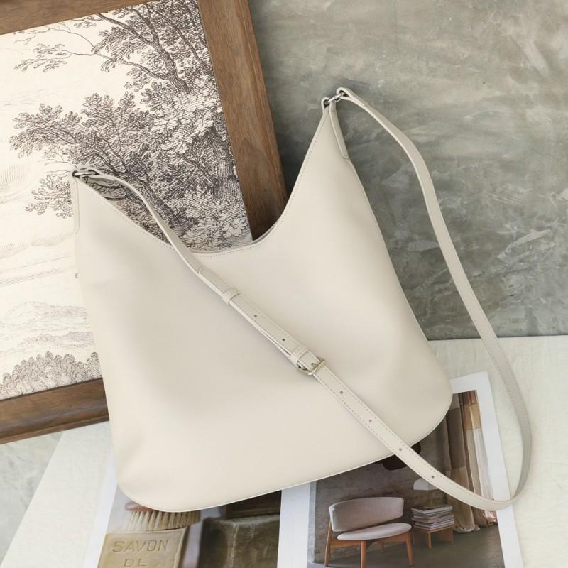 New Style Women's Bag Soft Leather Tote Large Capacity Naturally Falling Cowhide Single Shoulder Commuting Armpit