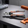 Home DIY Electrical Maintenance Tools 9" Needle Nose Plier, 8-inch Multi-Function Diagonal Pliers, Heavy Duty Cr-V Anti Fatigue Industrial Pliers