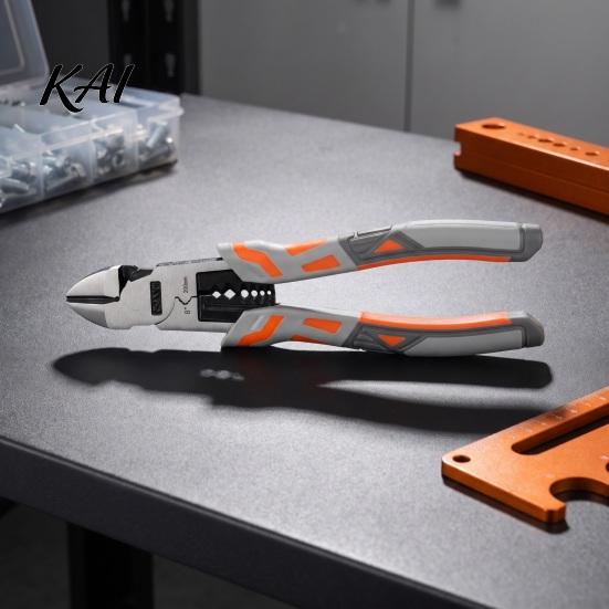 Home DIY Electrical Maintenance Tools 9" Needle Nose Plier, 8-inch Multi-Function Diagonal Pliers, Heavy Duty Cr-V Anti Fatigue Industrial Pliers