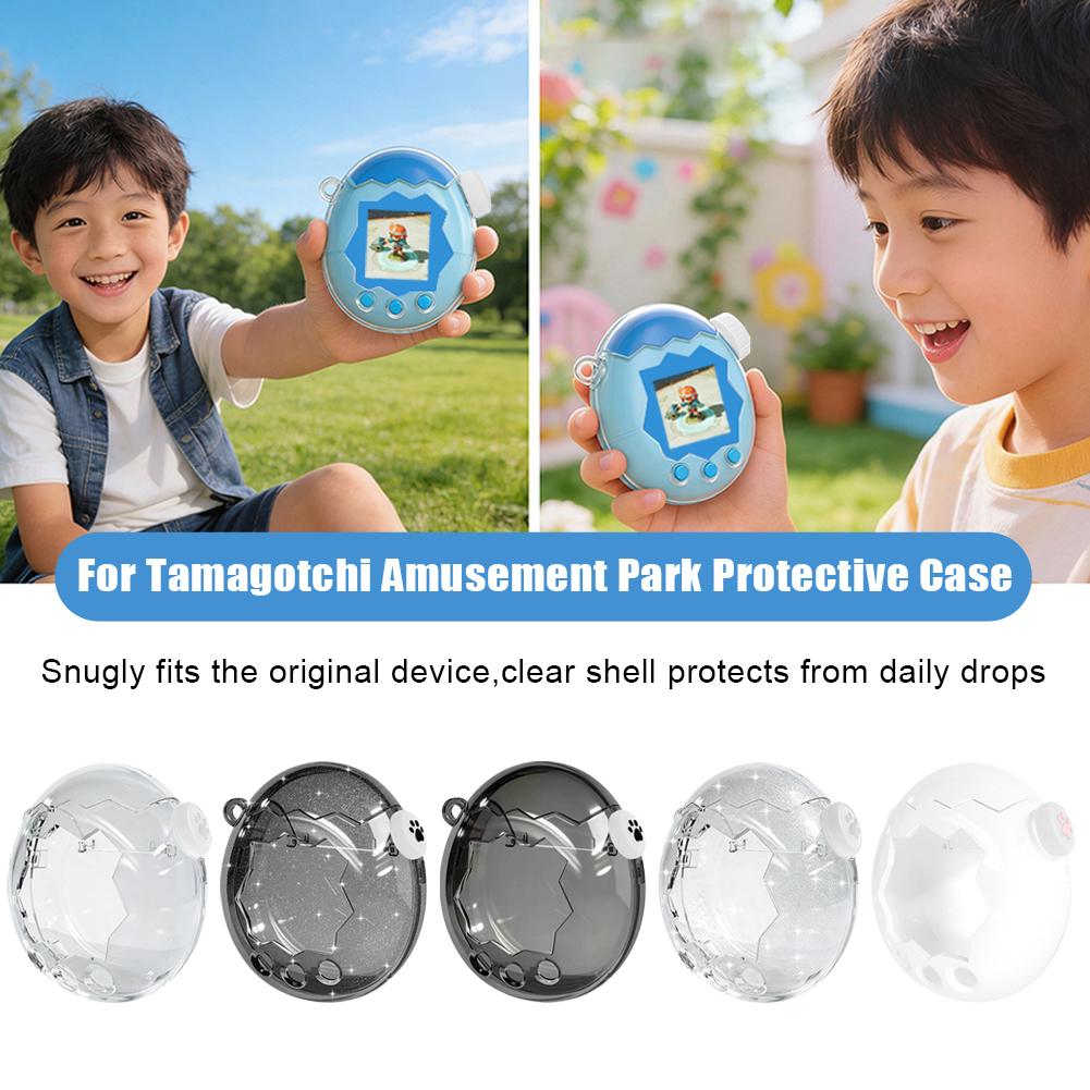 For Tamagotchi Paradise Clear PC Protective Case Transparent Shockproof Full Cover Shell Gaming Accessories