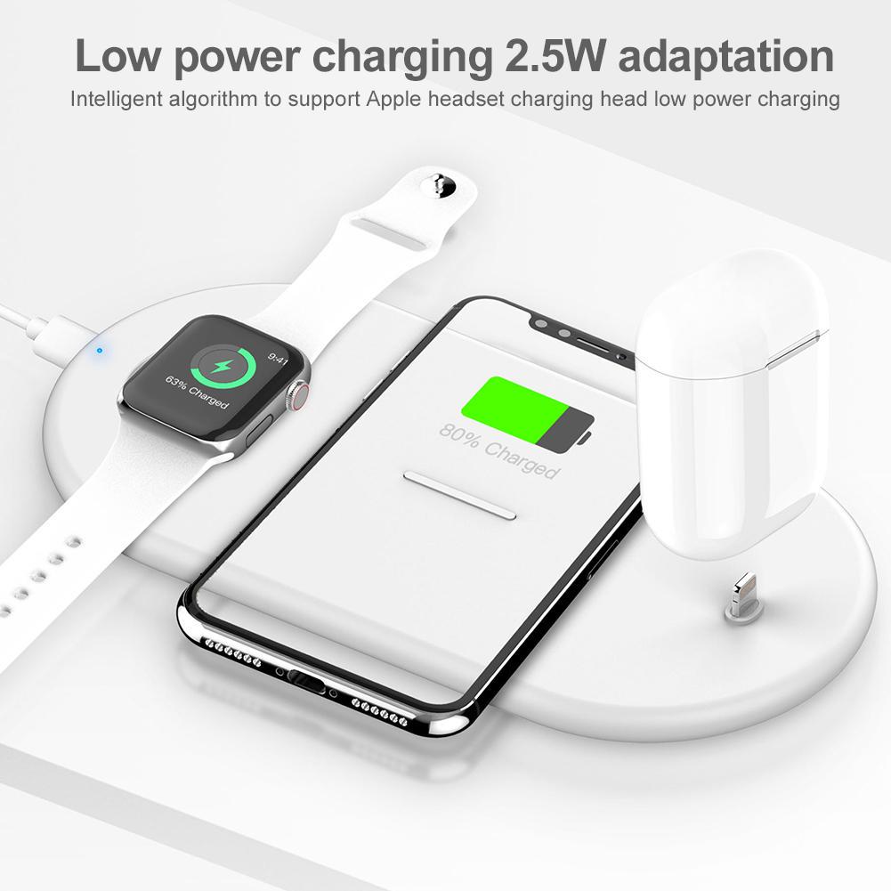 Zens Qi Lader til MagSafe 10W m/Apple Watch Lader (+USB)