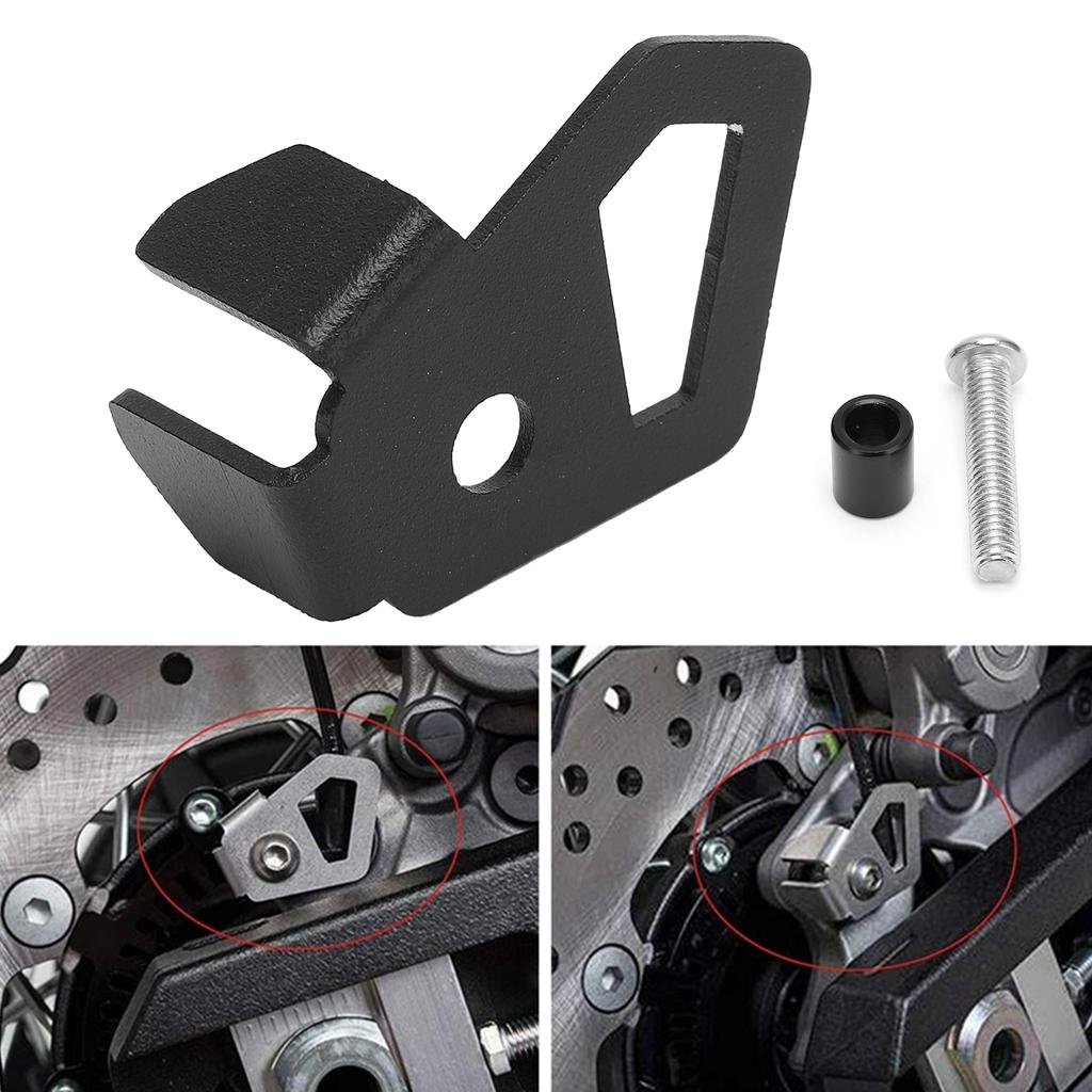 Motorcycle Rear ABS Sensor Guard Cover Protector Aluminum Alloy Replacement for TENERE700 XTZ690 2019‑2021