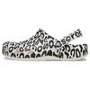 Classic Warped Logo Clog White Black Unisex 210805-100