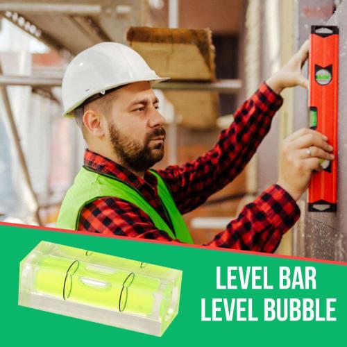 Magnetic Level with Graduation, Mini Level, Magnetic Level, Magnetic Bubble Level, Record Level, 45 Degree/Vertical Measurement, Made of ABS and Acryl