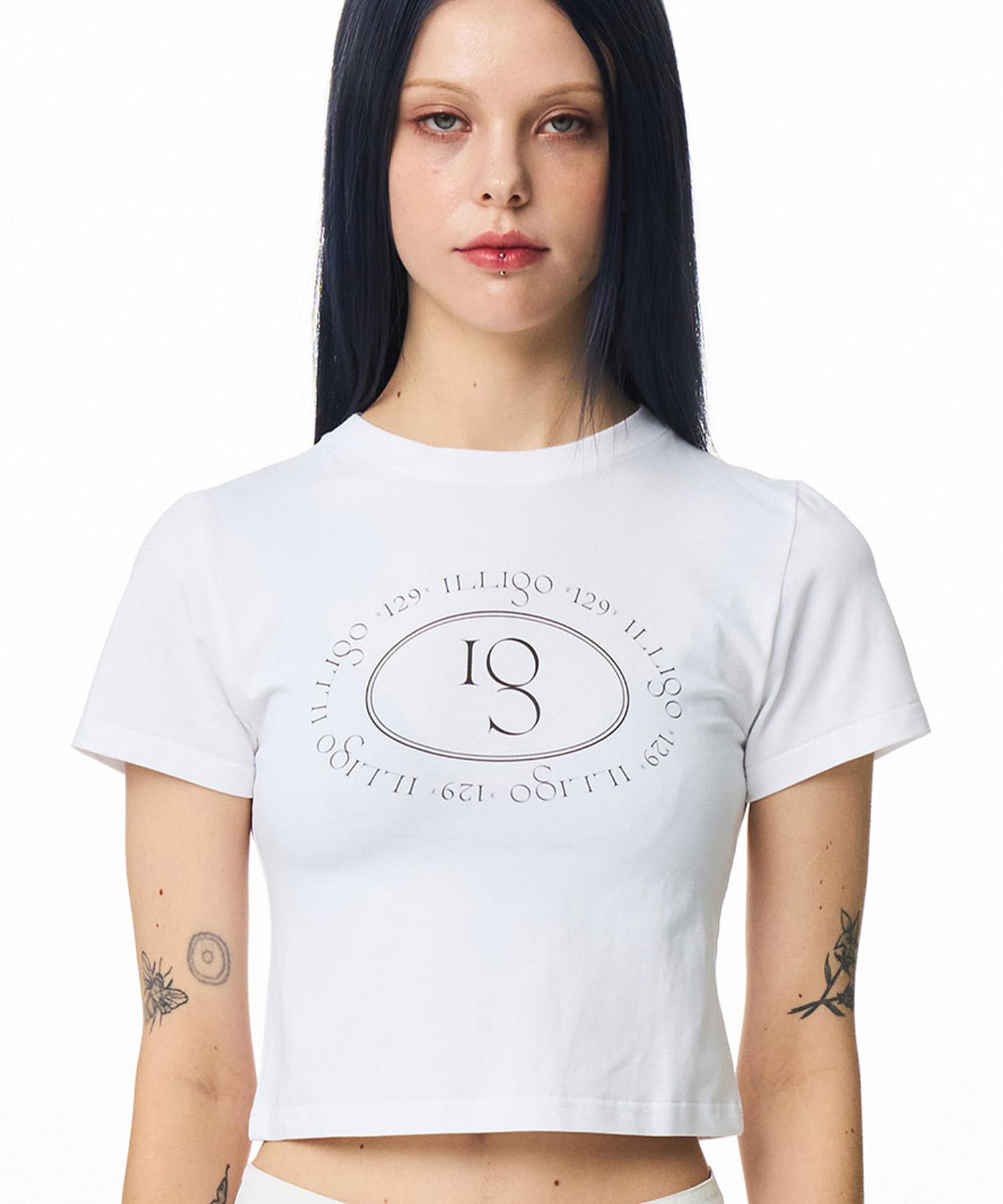 Iligo Signature Crop T-Shirt White M/Free