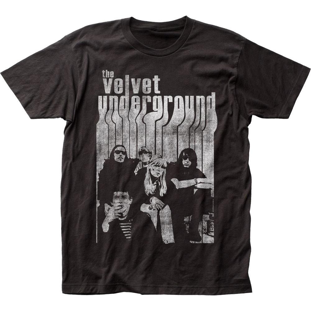 Мужская футболка Velvet Underground с Нико Музыкальная Классическая Концертная Футболка Черная XXXL