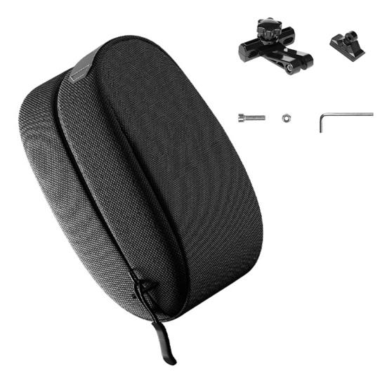 Bicycle Saddle Storage Bag 0.3L Capacity Waterproof Reflective Adjustable Road Mountain Seat Tail Bag Organizer Pouch Cycling Bike Accessories