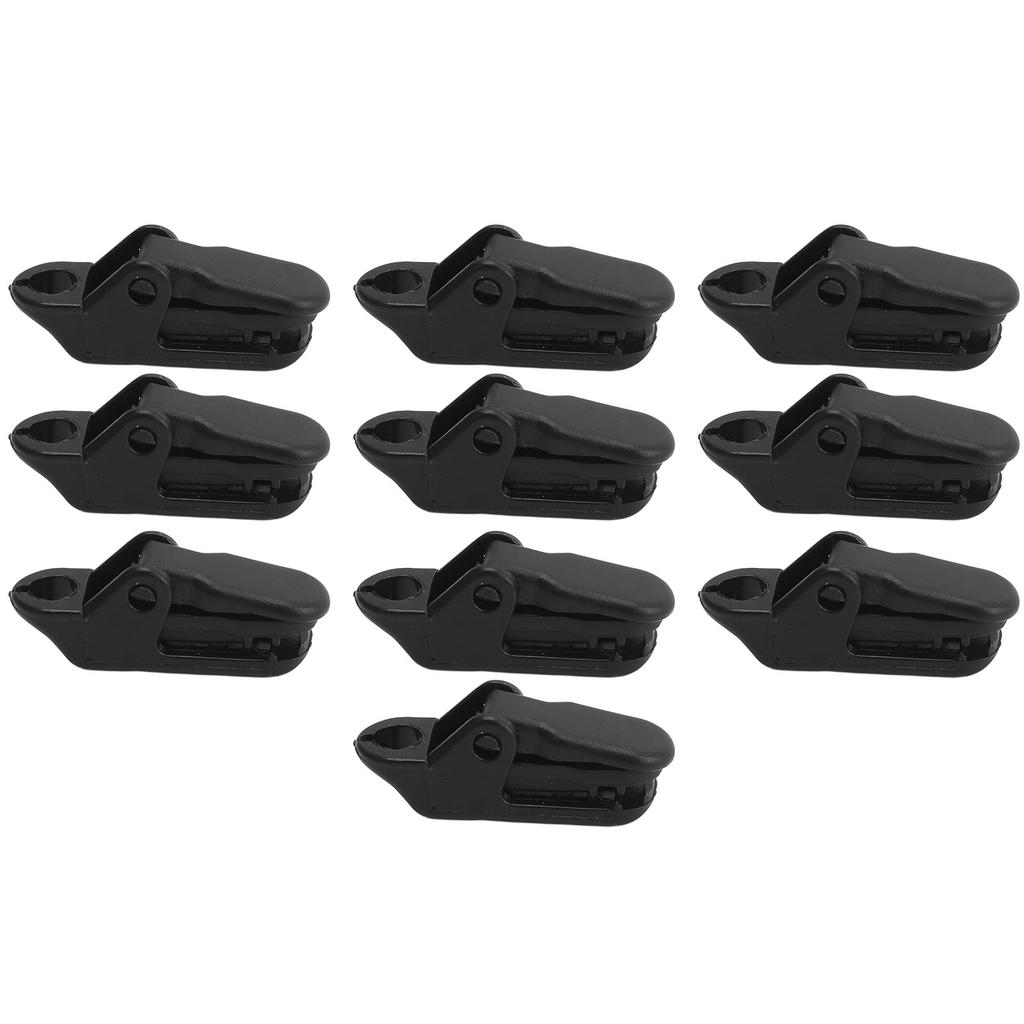 10pcs Tent Tarp Clip Plastic Crocodile Mouth Tent Awning Clamp for Outdoor Camping Canopy