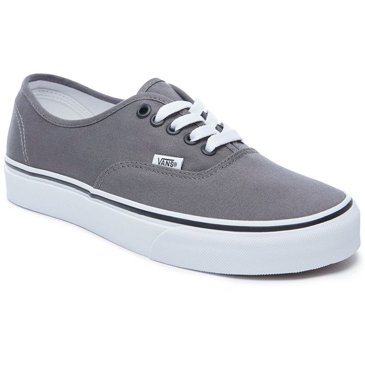 Vans Authentic Pewter Unisex Sneakers Grey Black VN000JRAPBQ