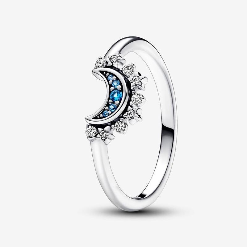 Hemelse Zon en Maan Ring Ontwerp Set Dames Luxe Sieraden Creatie Cadeaus Nieuwste In Authentiek Koppel Echte Koper Dag en Nacht Ringen Set 9