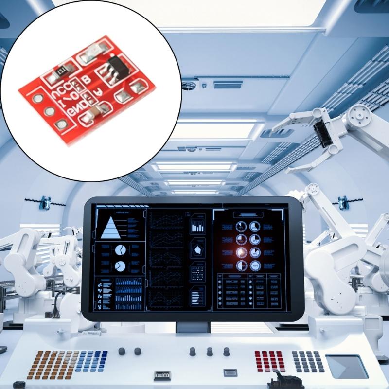 Capacitive Touch Sensors Switching Button Module Low Power Consumption Wide Voltages 2.5V-5.5V AntiInterference Circuit