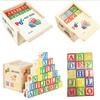 15/27/48pcs Colorful Wooden Alphabet Letter of Number Building Blocks Educational Toys for Children, Featuring Number Icons Safe