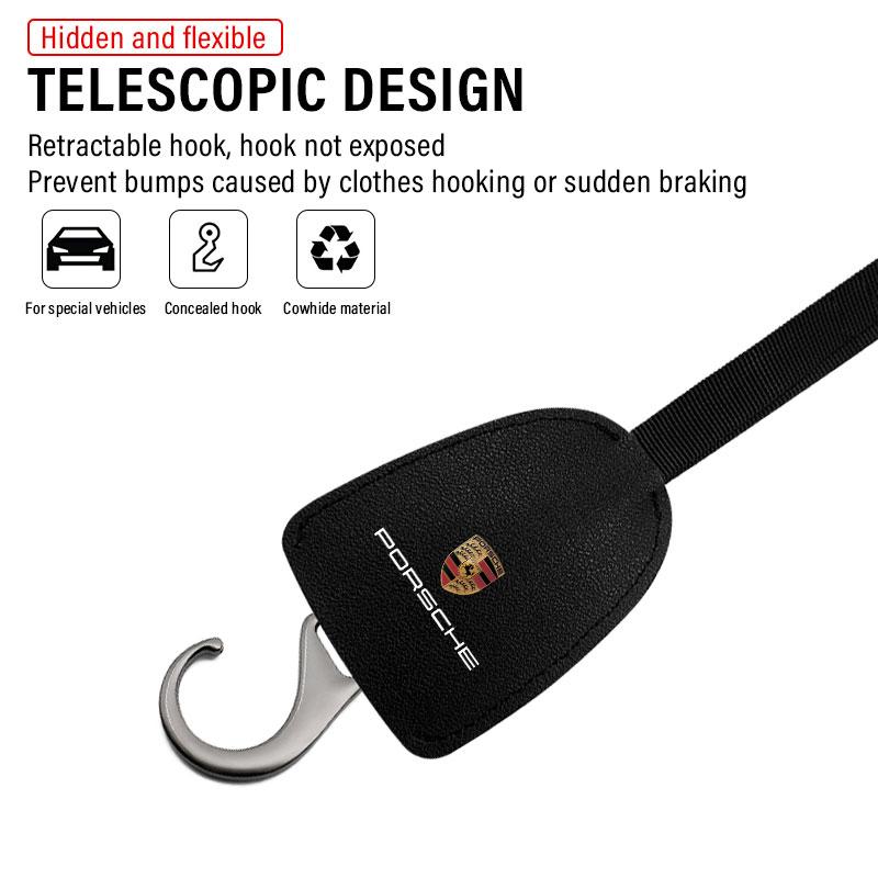 Auto Interior Organizers Hooks Car Back Seat Hook Headrest Hanger For Porsche Cayenne Panamera Macan Boxster 911 928 944 918 917