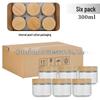 Large Glass Storage Jar with Bamboo Lid, Cereal & Yogurt Container, Sealed Oatmeal Cup