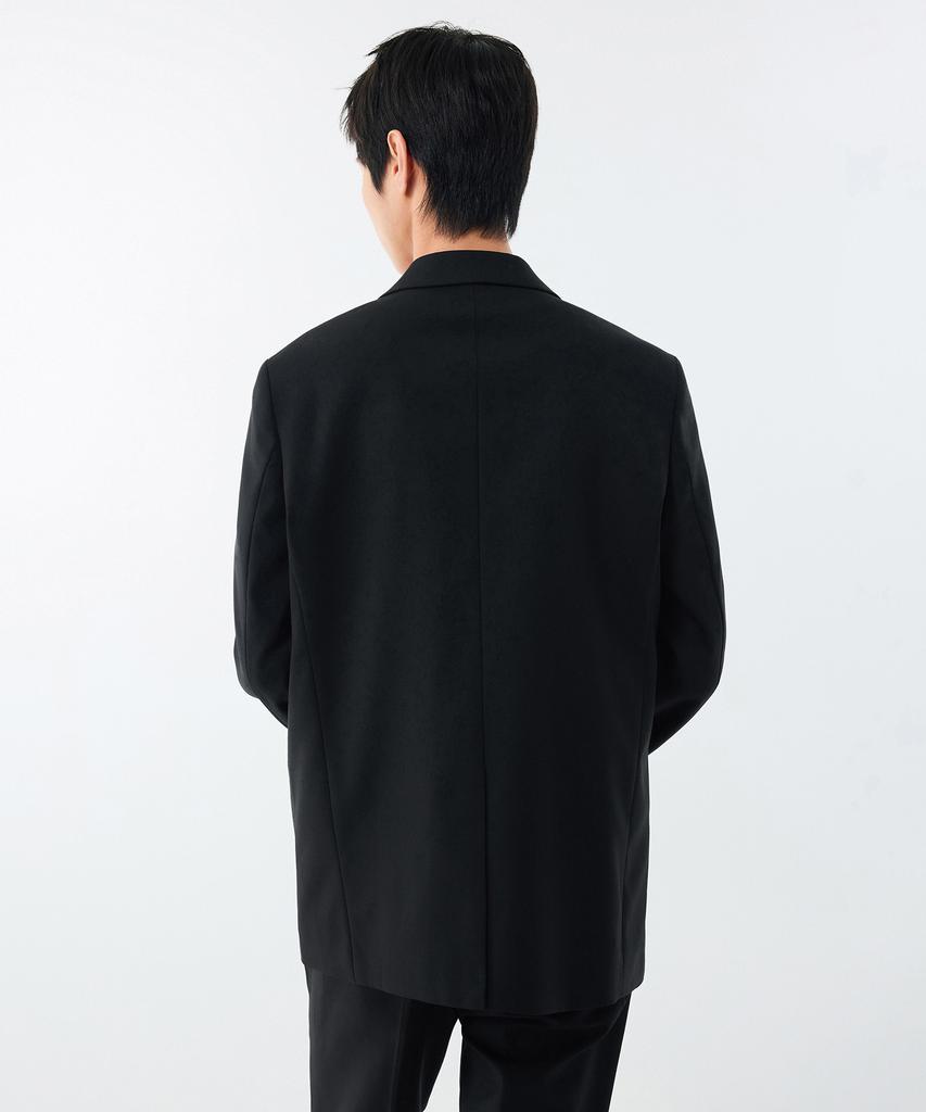 Musinsa Standard Wool Blend Relaxed Basic Blazer [Black]