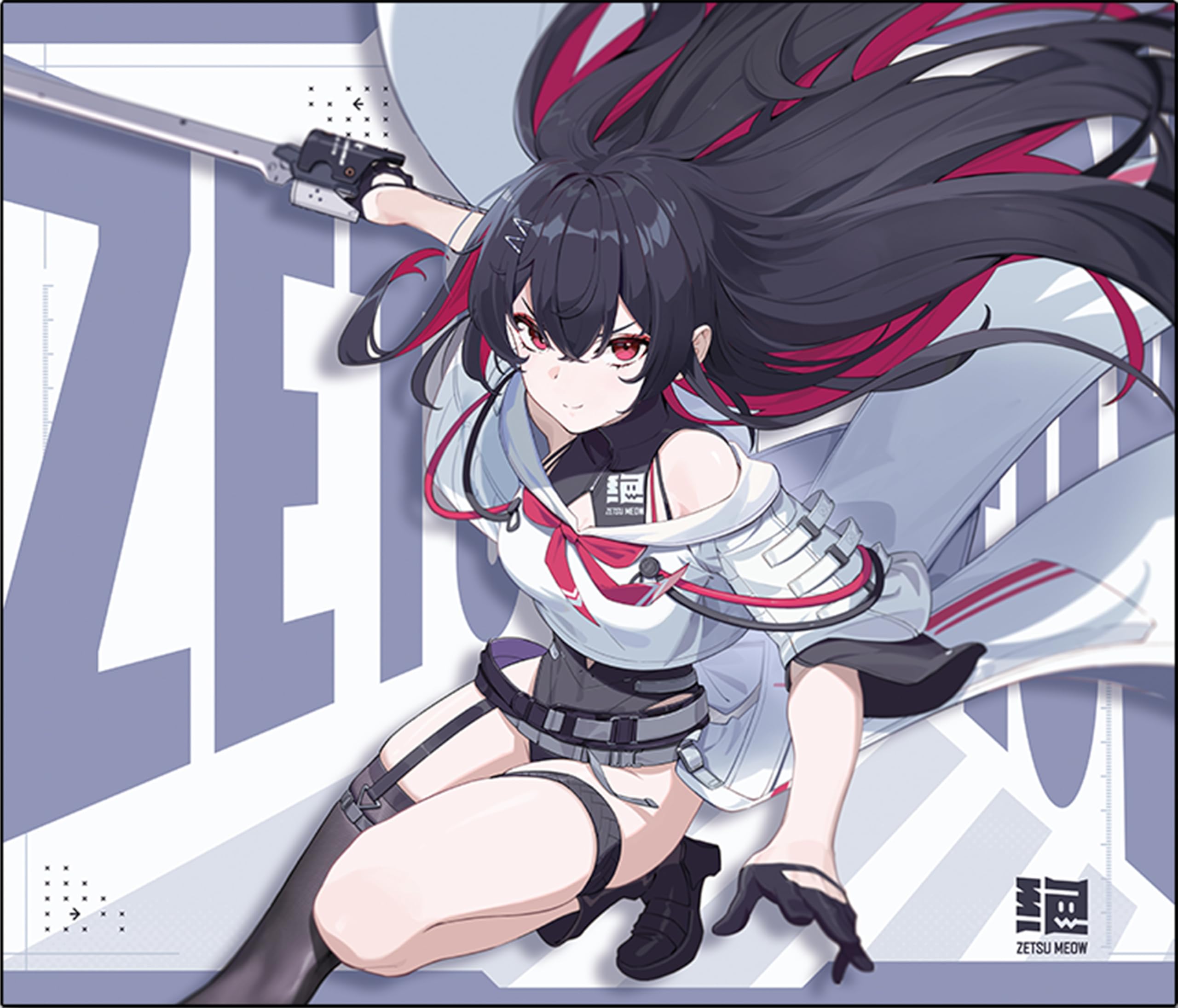 

ZETSUMEOW Blade YAIBA Gaming Mouse x 420 mm Japan SlimFlex Package Pad/Cloth/Control Balance/XL Size/XSOFT/490 mm/4 (formerly PORON) белый