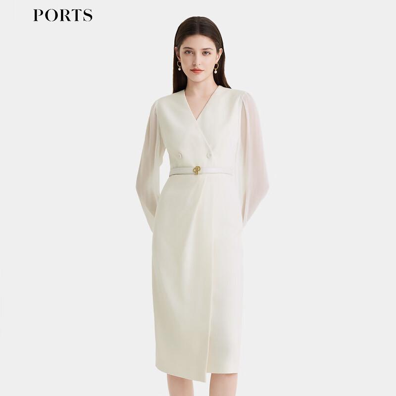 

PORTS Pleated Waist Midi Dress L (US 8)