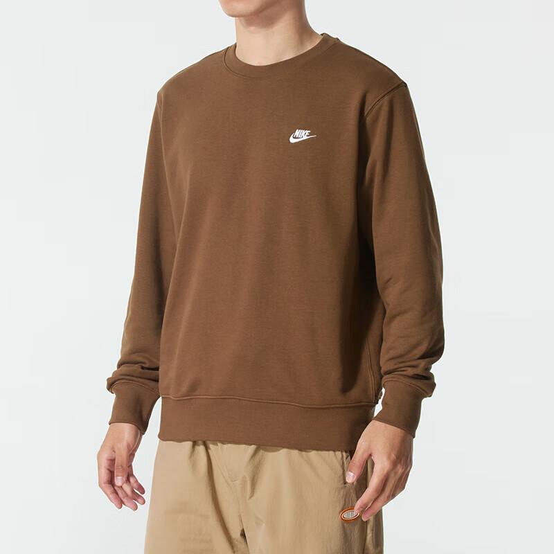 Nike Club Sweatshirt Men's 235 Brown FN3889-235