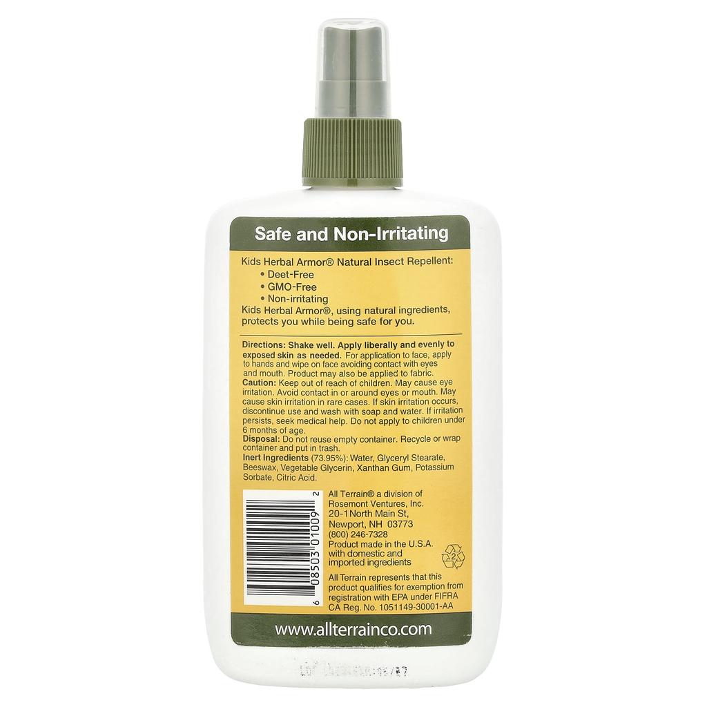 Kids Herbal Armor™, Natural Bug Repellent, 240 Ml (8 Fl Oz)