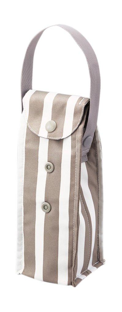 Combi Baby Bottle Striped Gray Pouch,