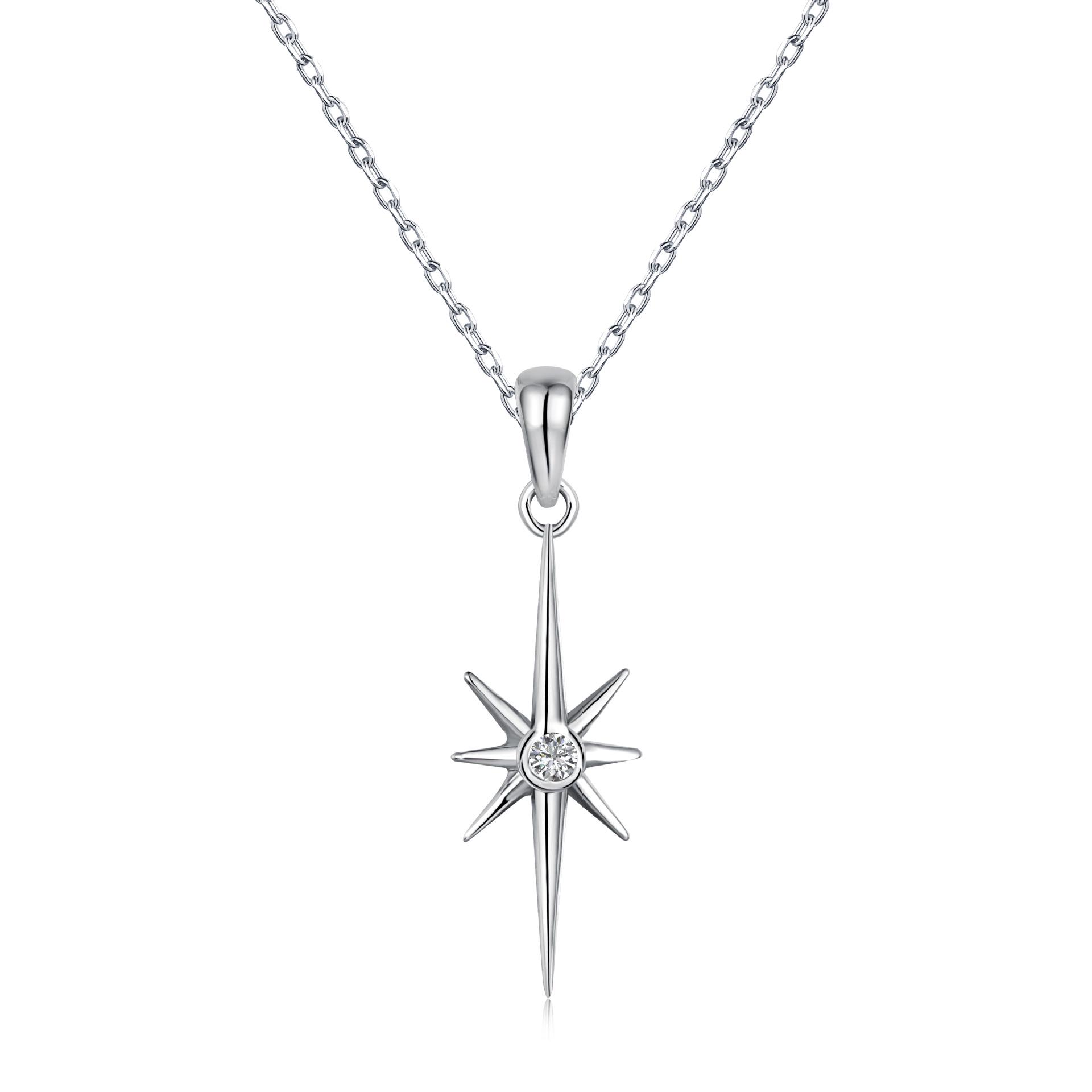 

S925 Sterling Silver Dreamy Star Necklace - Versatile Autumn/Winter Fashion Clavicle Chain 925 Sterling Silver