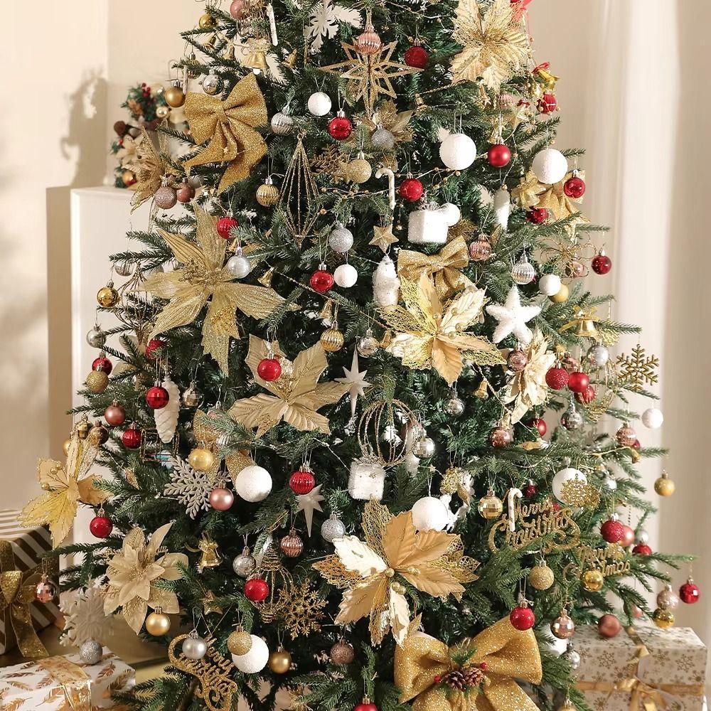 42Pcs Colorful Christmas Balls Set 3/4/5cm Xmas Tree Pendants  Happy New Year Decoration