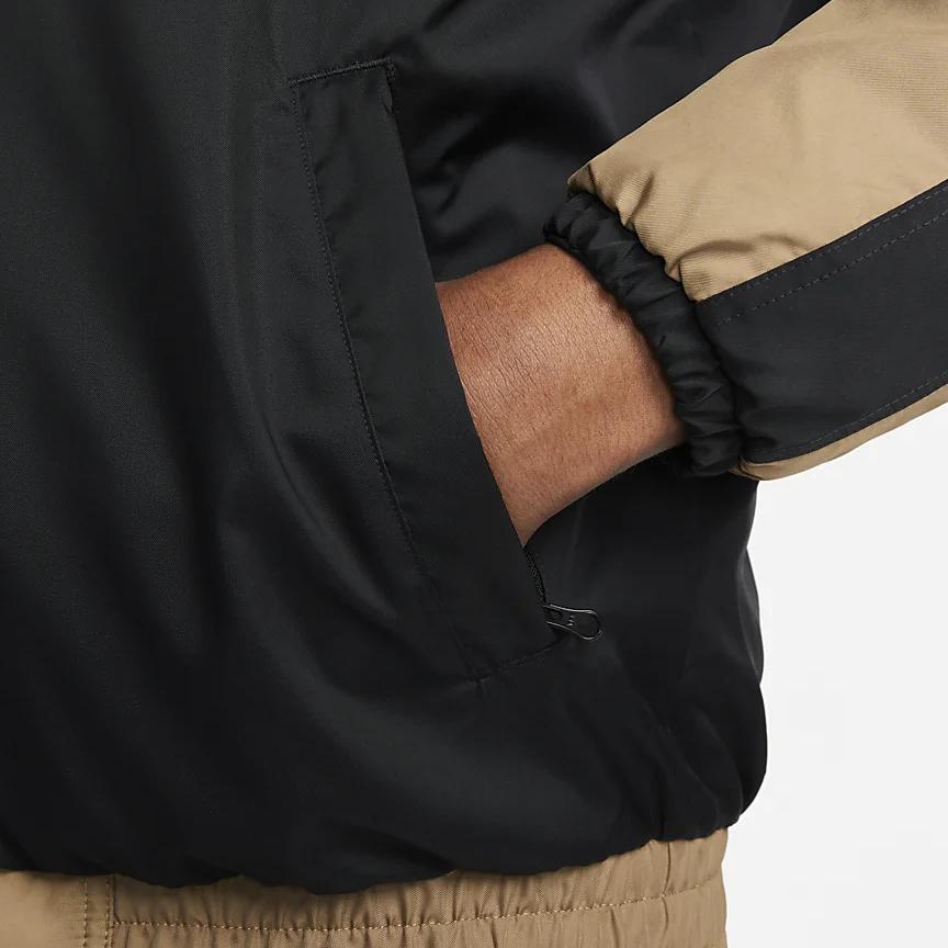 Nike Embroidered Logo Long Sleeve Hooded Jacket Men Outerwear Colorblock DQ6198-010