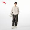 ANTA Men's Fleece-Lined Round Neck Sweatshirt