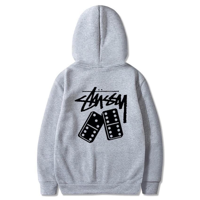 

Stussy 2023, осень/зима, Stussy, мужская и женская толстовка с капюшоном с двойным принтом в европейском стиле, большие размеры