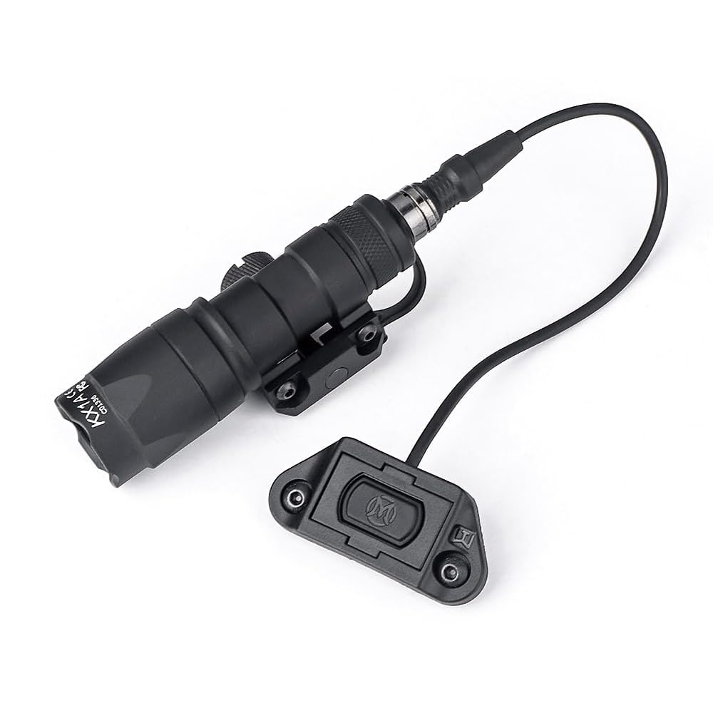 

WADSN M300A Type Scout Flashlight [Modlit Type Tactical Modular Switch] Compatible with 20mm Rails, 600 Lumens, Airsoft Tactical Light