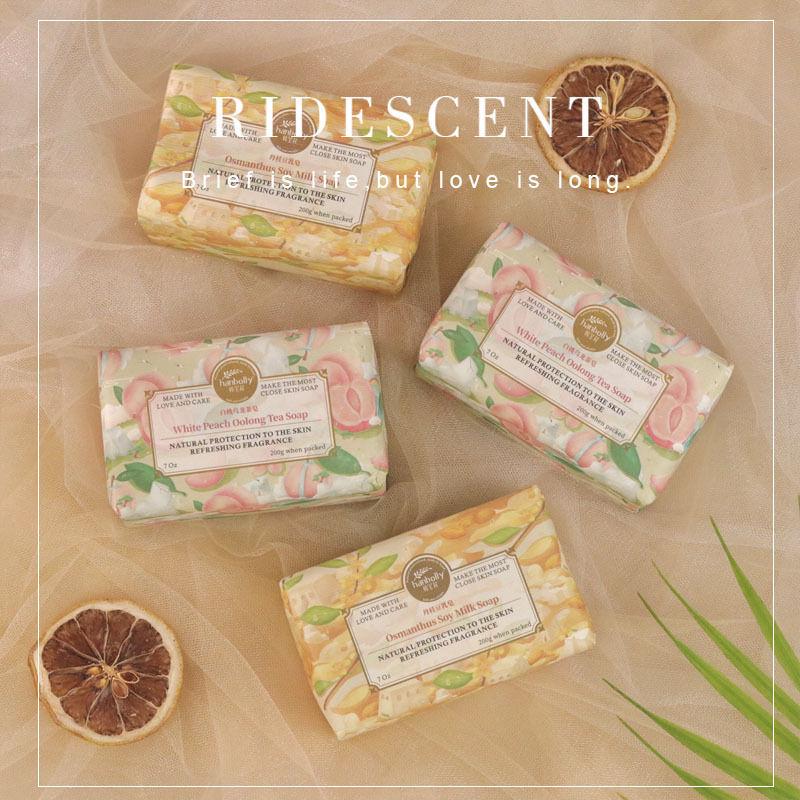Sapone Artigianale da Bagno Profumato al Tè al Latte Francese Han Baoli - Ideale per Profumare la Casa e come Bomboniere per Matrimoni.