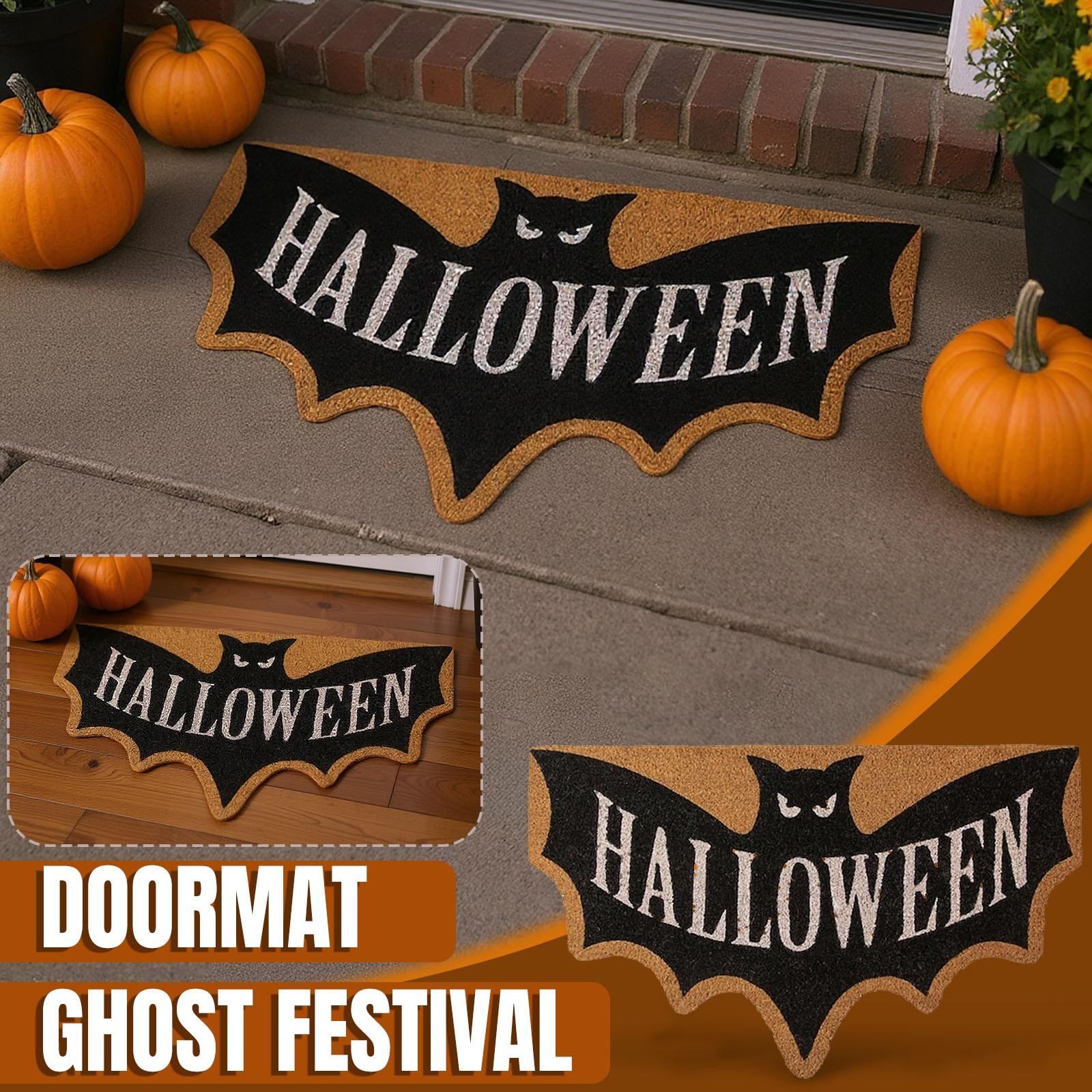 

Halloween Imitation Cashmere Flat Plush Carpet One Size