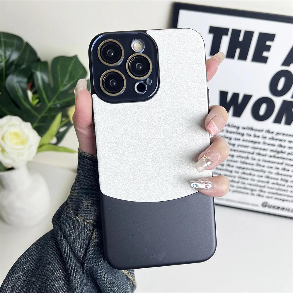 Modne Kryształowe Soczewki Kompleksowe Magnetyczne Etui Antywstrząsowe na Telefon Komórkowy dla IPhone 15pro 15promax 14plus 14pro 12pro 15 14promax