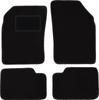 Schwarze Velours-Fußmatten für: Nissan Micra K11 Schrägheck (1992–2003)