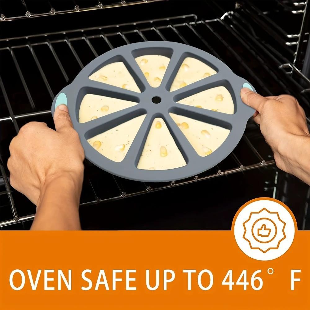 Creative Food Grade Silicone Baking Pan 8 Grids Oven Safe Cake Baking Mold  Home Baking