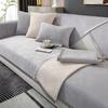 Affordable Luxury Style Sofa Cushion Four Seasons Universal Non-Slip Cushion Cover Cloth Modern High-End Gray Leather Sofa Cover Towel