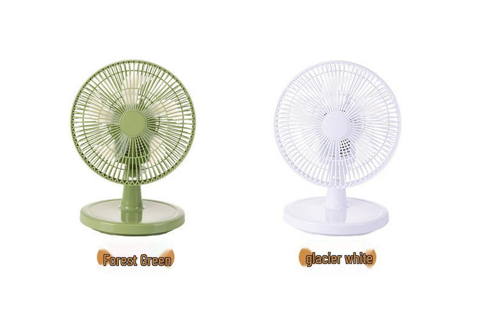 Silent Five-Blade Oscillating Desktop Fan for Home or Office