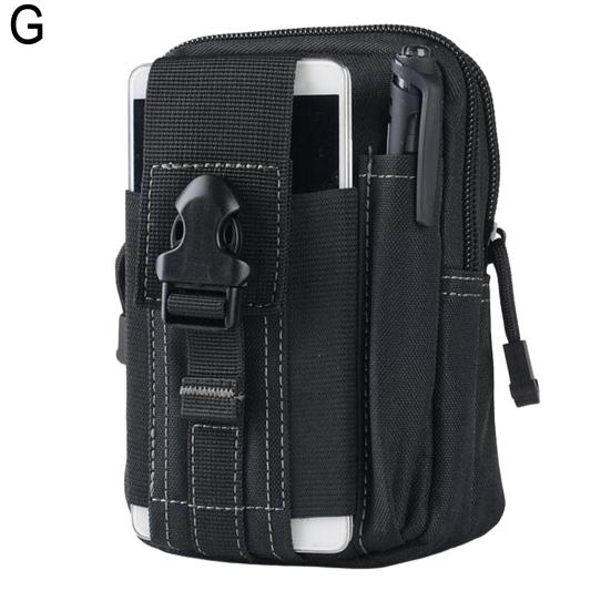 Tactical Molle Pouch Universal EDC Waist Bag with Cell Phone Holster Outdoor