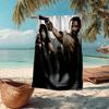 Ultra-Soft Beach Towel with Daryl and Rick Theme,Ideal for Pool - Camping, Diving - Perfect Travel Essential, Vibrant Beach Towel.