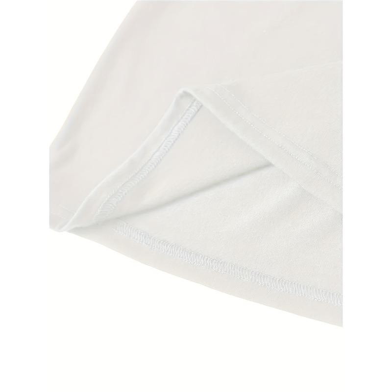 European Sizes Girls' Daily Comfort Short Sleeve T-Shirt with Panda & Heart Print, Trendy Casual Round Neck Tee for Spring and Summer