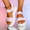 2025 New Summer Open Toe Women's Sandals Classics Casual Round Toe Platform Sandals Outdoor Daily Comfortable High Quality Shoes