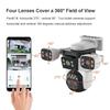 OKAM PRO HD 20MP WiFi Camera with Four Lenses 3 Screens 10x Zoom Outdoor Camera IP66 Waterproof Two-Way Intercom Smart Tracking PTZ Camera