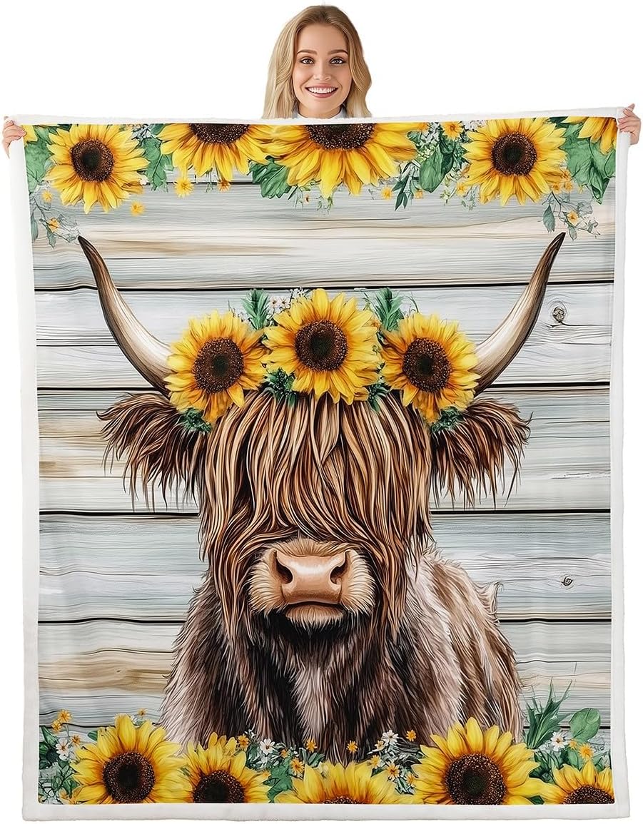 

Fairy and Flower Pattern Blanket Soft Flannel Throw Kids Room Decor Magical Fantasy Theme Bedding for Girls Nursery 75x90cm
