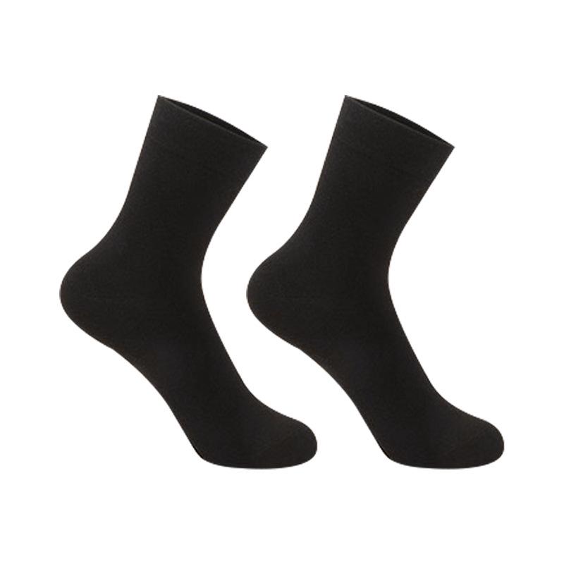 

Women s Mid-Calf Casual Socks - Japanese Milk Tea Color, Spring/Summer Solid Color, Long-Staple Cotton One Size