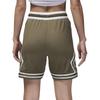 New Jordan SportDri-FIT Diamond FW24 Casual Shorts Men's Medium Olive Green/White DX1488-222