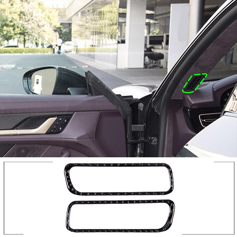 Soft Carbon Fiber for Porsche Taycan 2019-2025 Car Interior Dashboard Center Console Door Decoration Stickers Car Accessories