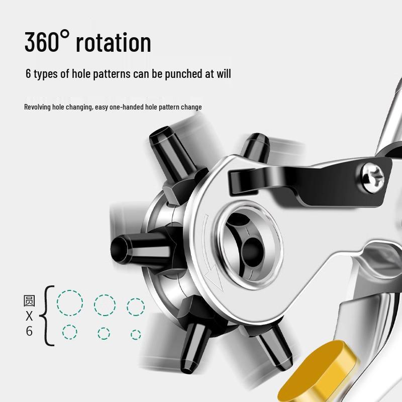 Baolian Labor-Saving Belt & Strap Hole Punch Pliers for Eyelets